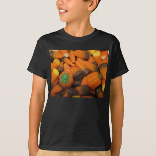 Automne Candy Corn Kids Dark T-shirt