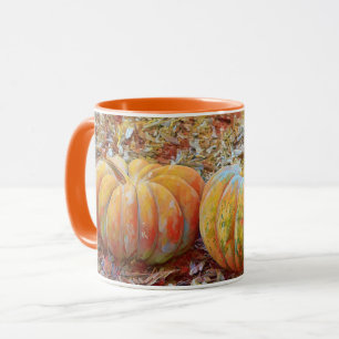 Automne Citrouilles Thanksgiving Saison Art Mug