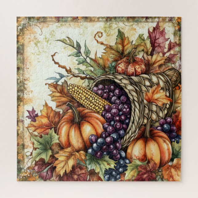 Automne Cornucopia Jigsaw Puzzle (Vertical)