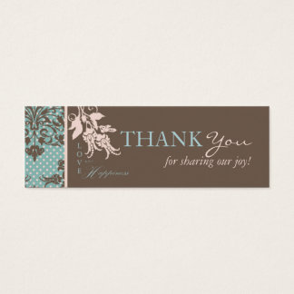 Automne Damask TY Skinny Card 2