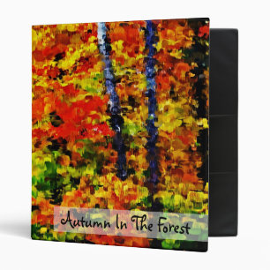 Automne dans la forêt #2 - Peinture Classeur d'art