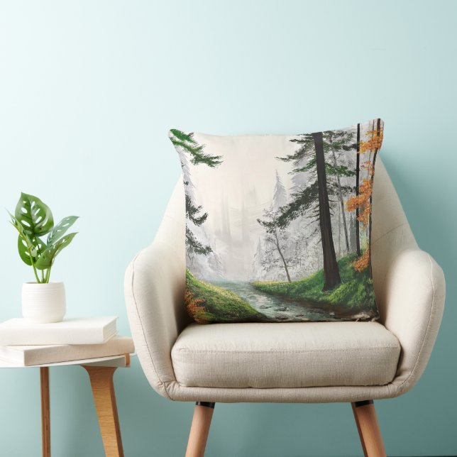 Automne dans le coussin forestier (Chaise)