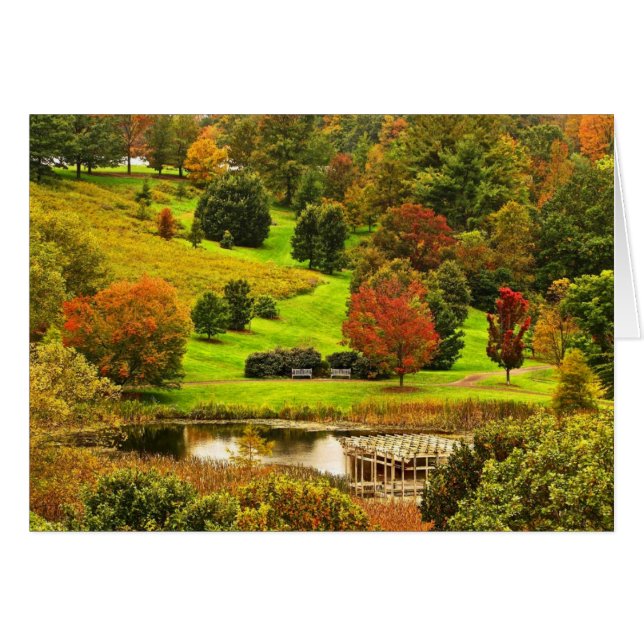 Automne dans le parc (Devant horizontal)