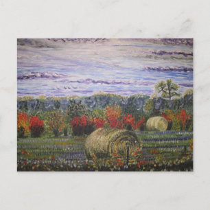 Automne dans le pays- carte postale