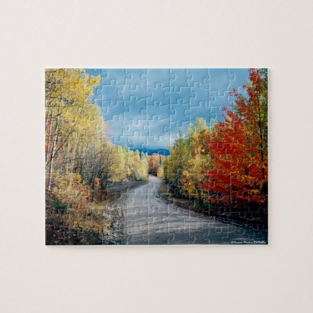 Automne dans le puzzle de la Nouvelle Angleterre (Horizontal)