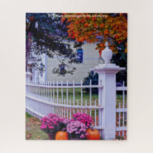 Automne dans le Vermont Jigsaw Puzzle