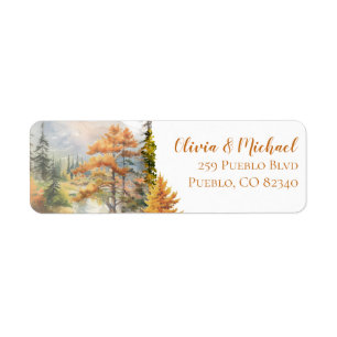Automne dans Love Mountain Mariage Adresse de reto
