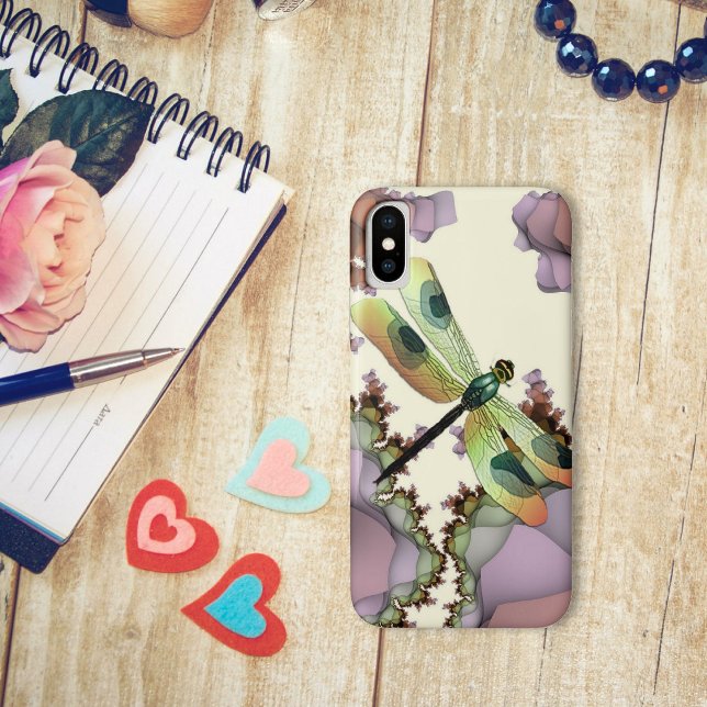 Automne Dragonfly iPhone X Coque (Créateur téléchargé)