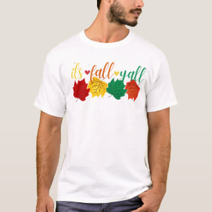 Automne Feuilles Graphique : T-shirt Automne