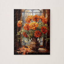 Automne Fleurs Marigold Puzzle 110 Pcs. 20,5 cm x