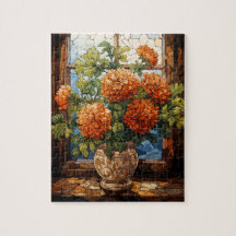 Automne Fleurs Marigold Puzzle 110 Pcs. 20,5 cm x