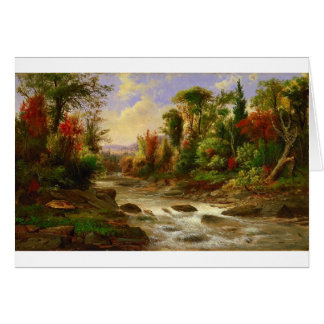 Automne Forêt d'automne Rivière Robert Duncanson D