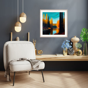 Automne - Impression d'art en toile