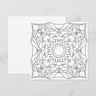 Automne paisible : Carte de couleur de nuit Éffray