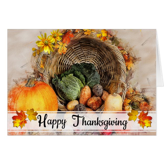 Automne produit Thanksgiving (Devant horizontal)