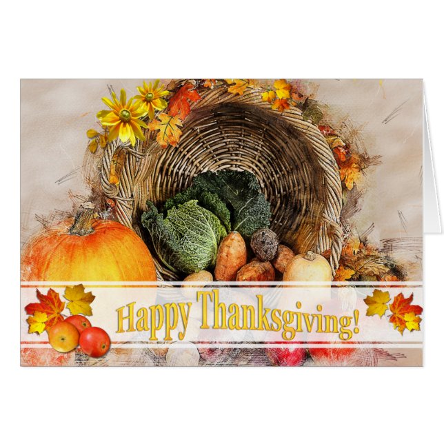 Automne produit Thanksgiving (Devant horizontal)