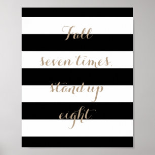 Automne Sept Fois, Huit Poster