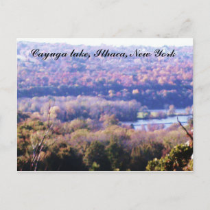 AUTOMNE SUR CAYUGA LAKE carte postale