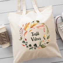 Automne Vibes Autumn Watercolor Sac fourre-tout