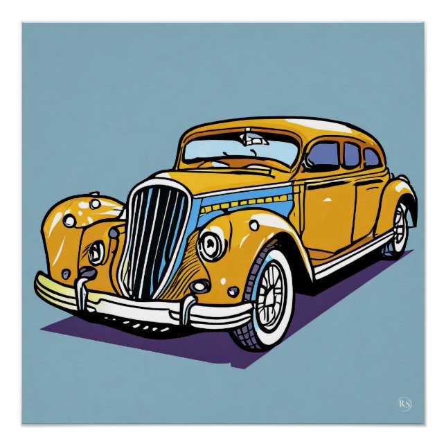 Automobile Glossy Poster (Front)