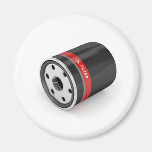 Automobile oil filter magnet