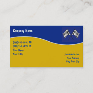 Automobile Parts And Service Business Card