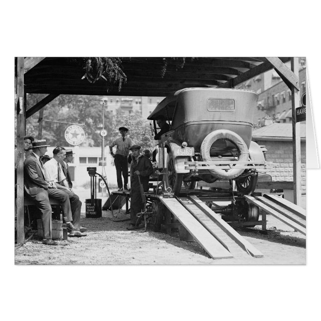 Automobile Service Station, 1924 (Front Horizontal)