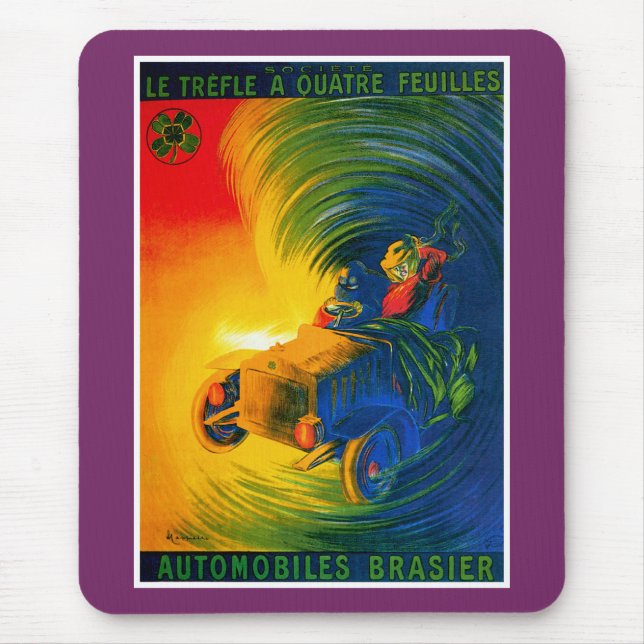 Automobiles Brasier Mouse Pad (Front)