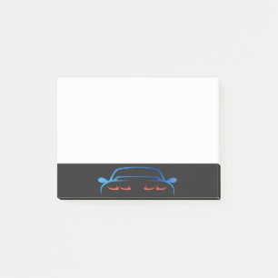 Automotive Automotomobile Sports Car Salesperson Post-it Notes