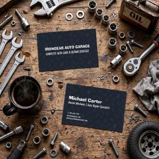 Automotive Business Card Design