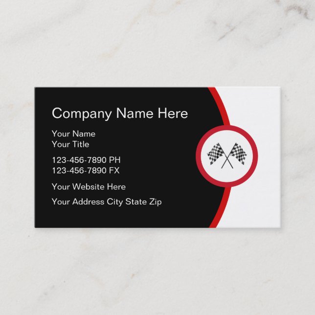 Automotive Business Cards (Front)