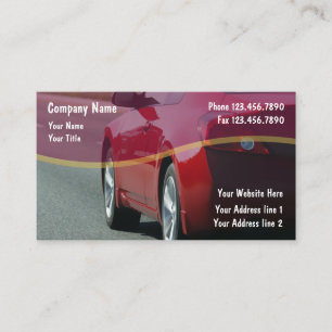 Automotive Business Cards