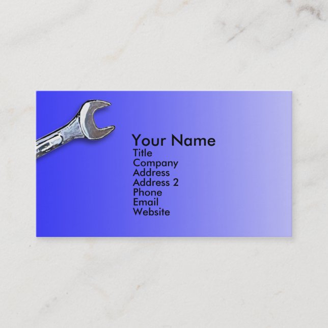 Automotive Business Cards .. Inexpensive (Front)