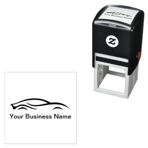 Automotive Business Logo Self-inking Stamp