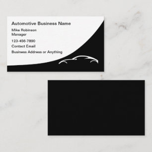 Automotive Business Services Modern Business Card