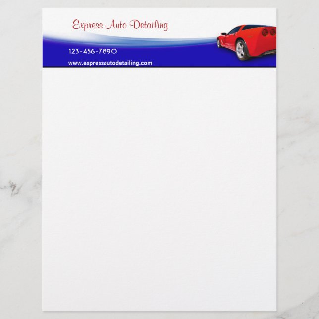Automotive Dealership Letterhead (Front)