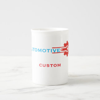 Automotive Gear Logo Bone China Mug