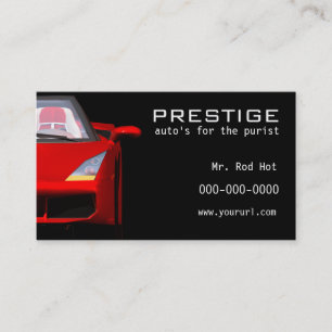 Automotive Industry business card