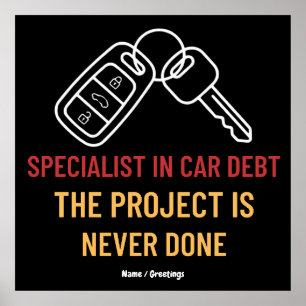 Automotive Key Art The Project Is Never Done Poster