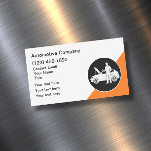 Automotive Moderne Nouveau Magnets Cartes de visit