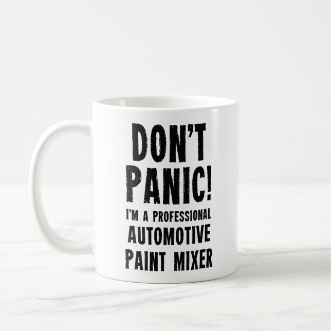 Automotive Paint Mixer Coffee Mug (Left)