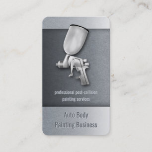 Automotive Painting Business Professional Business Card