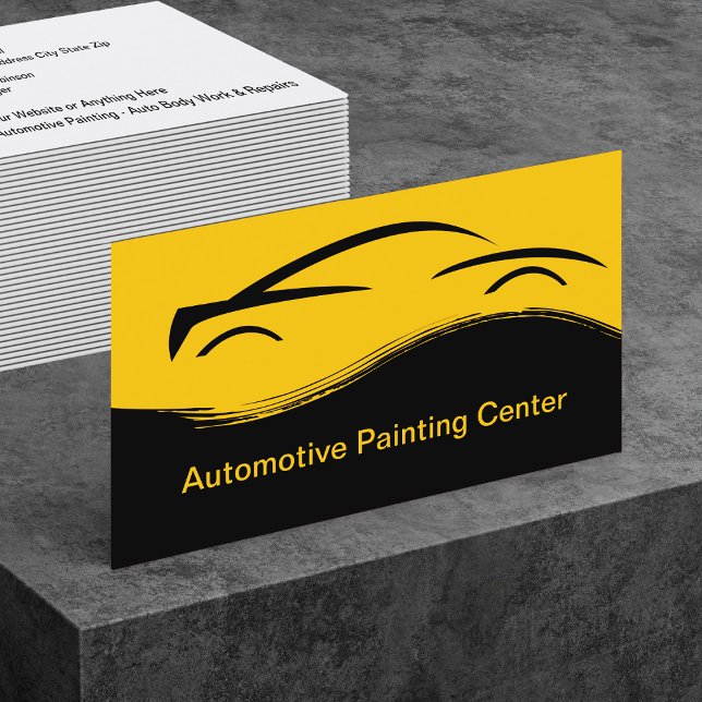 Automotive Painting & Collision Business Cards (Creator Uploaded)