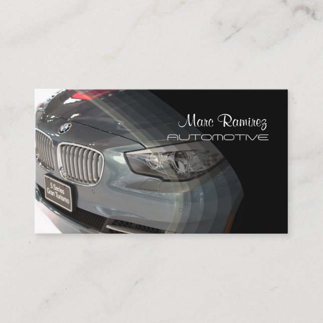 Automotive, photo business cards (Front)