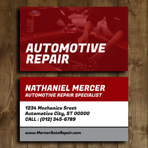 Automotive Repair Business Card