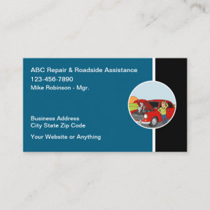 Automotive Services And Mobile Repair Business Card