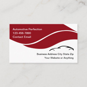Automotive Unique Modern Business Cards Design
