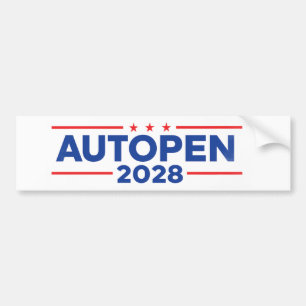 AUTOPEN 2028 BUMPER STICKER