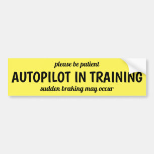 Autopilot Bumper Sticker