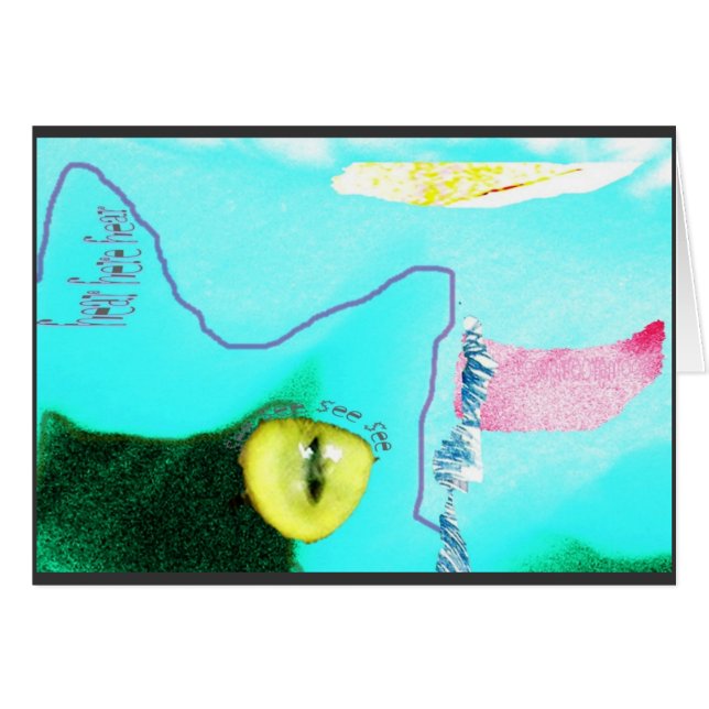 autoportrait par le chat (Devant horizontal)